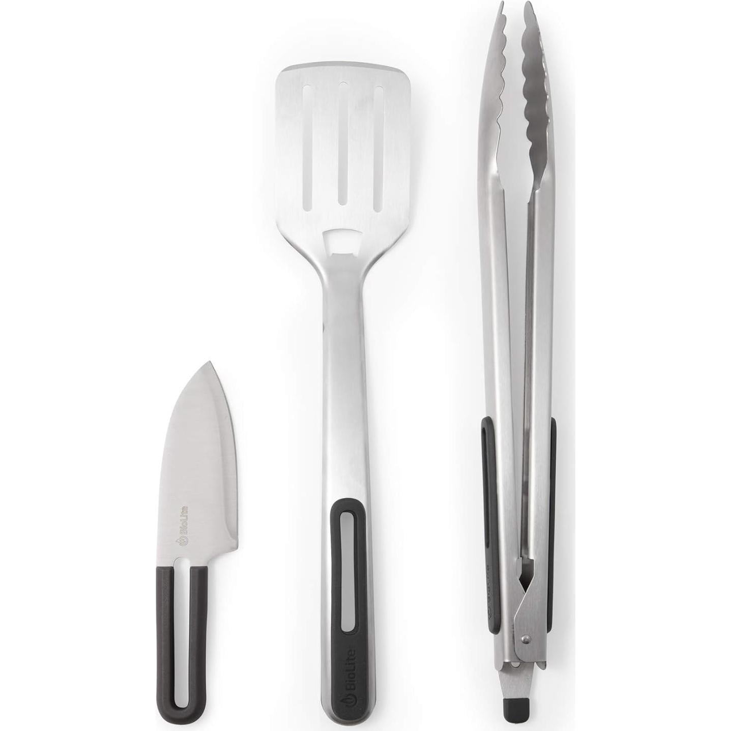 BioLite, Prep & Grill Roll-Up Cooking Utensil Kit for Kitchen, BBQ, Camping and Grilling