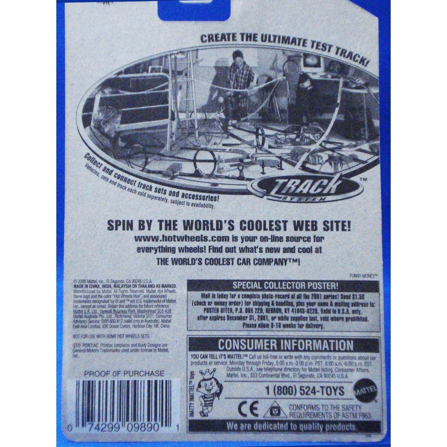 Hot Wheels Pontiac GTO Naranja 1:64 Colección Mattel