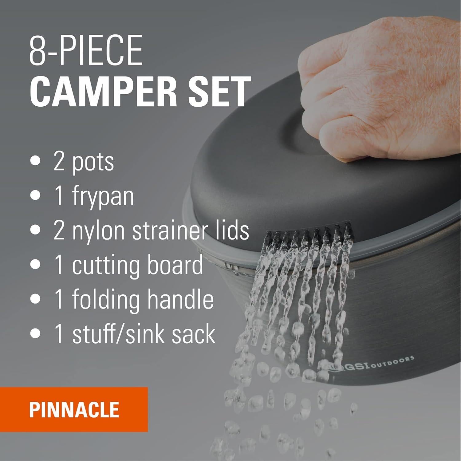 Juego de Cocina Camping GSI Outdoors Pinnacle 8 Piezas
