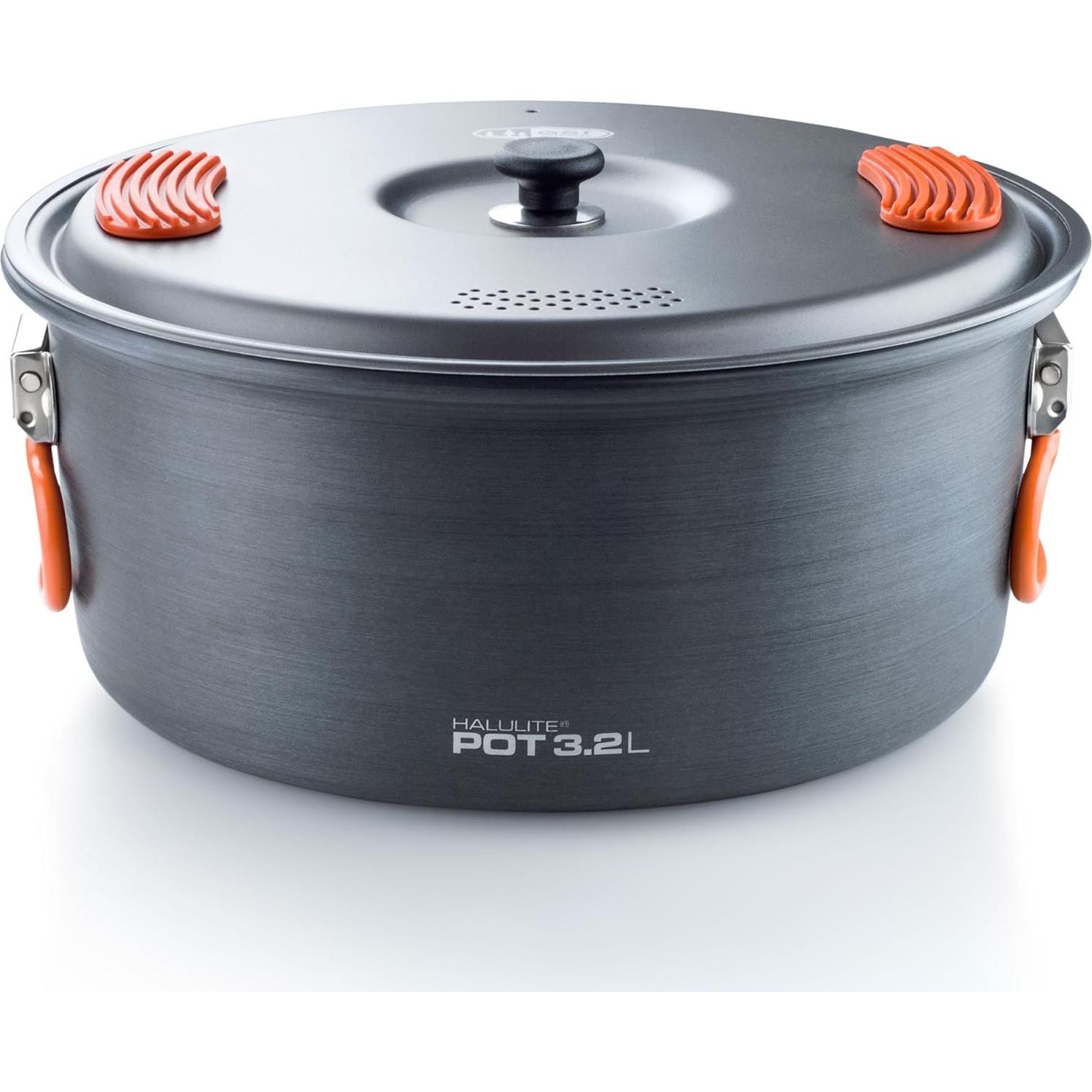 Olla de Camping GSI Outdoors Halulite 2L Aluminio Anodizado