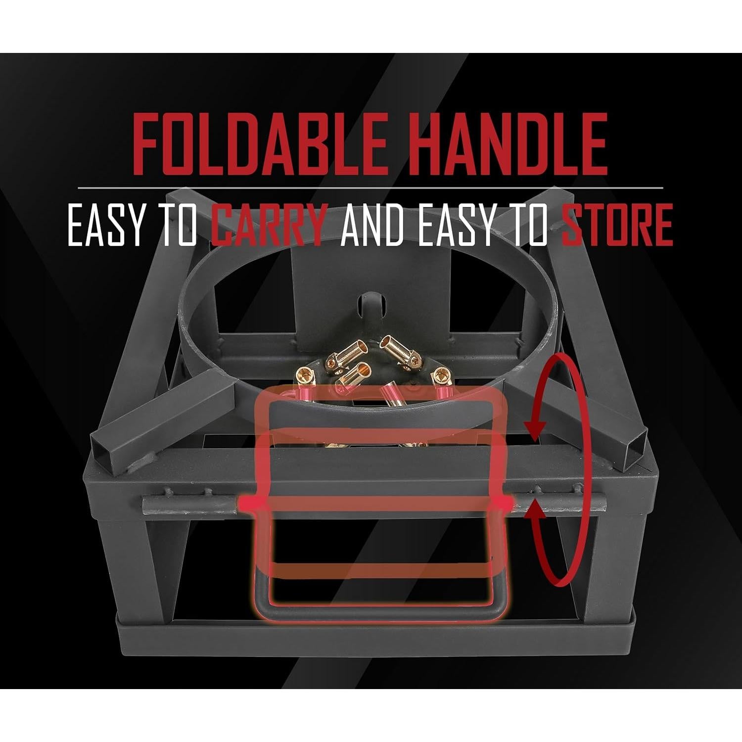 Quemador de Propano Concord EL BLOQUE WOK 31.75 cm 45000 BTU