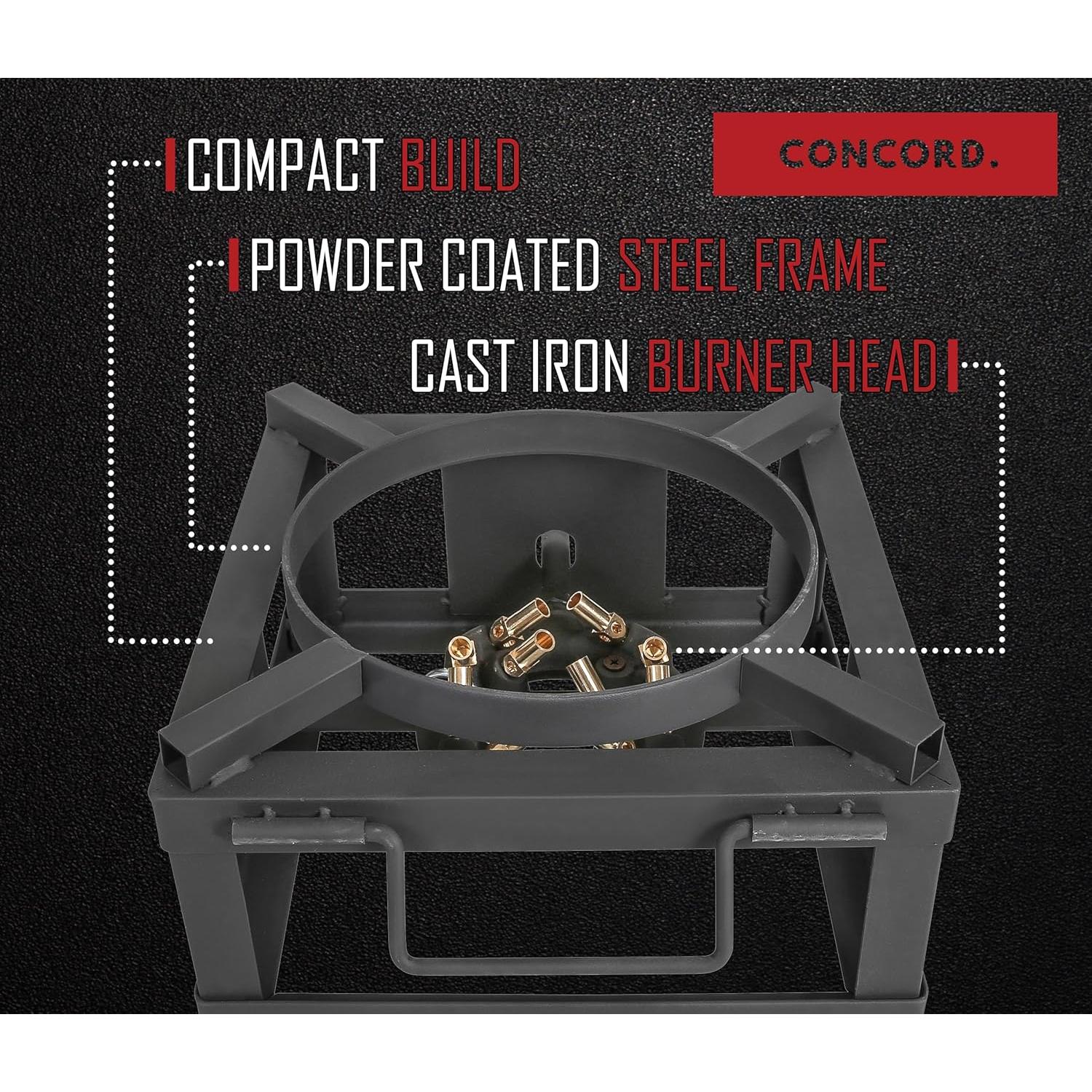 Quemador de Propano Concord EL BLOQUE WOK 31.75 cm 45000 BTU