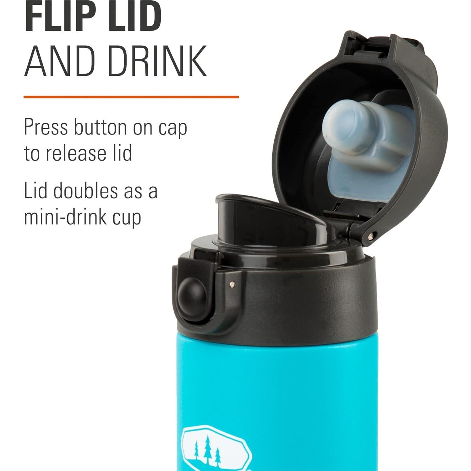 Botella de Agua GSI Outdoors Microlite 350 Flip 355ml Azul