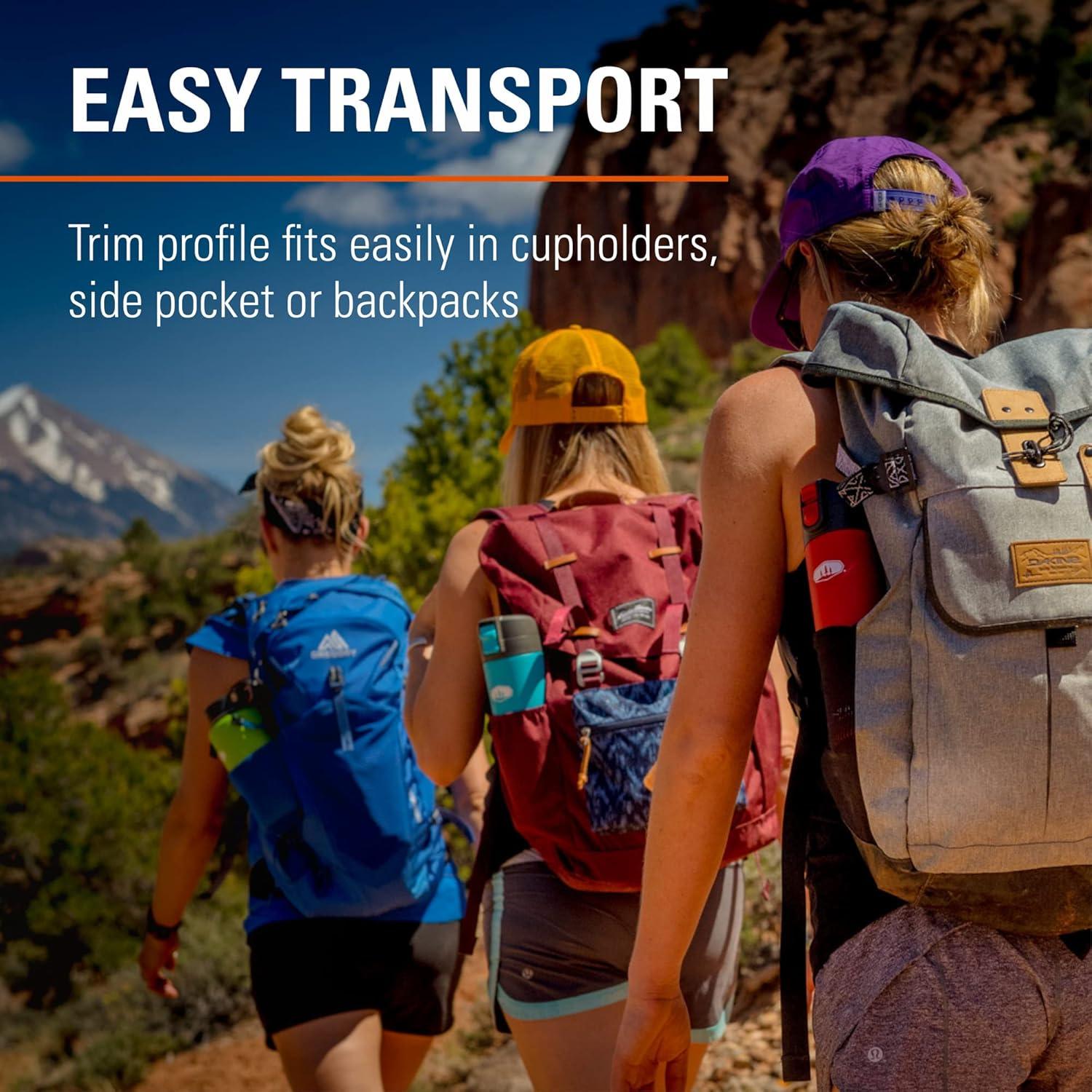 Botella de Agua GSI Outdoors Microlite 350 Flip 355ml Azul