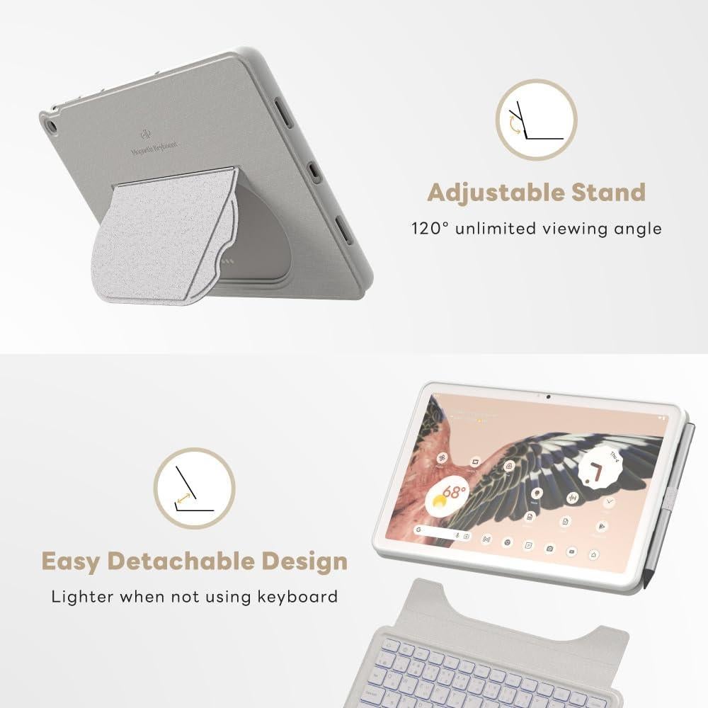 Funda de Teclado EIP Magnetix para Google Pixel Tablet 11"