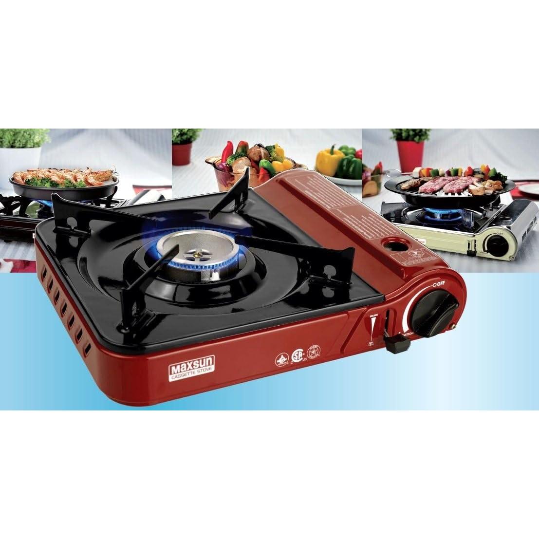 Estufa de Gas Portátil Maxsun MS3800 9560 BTU para Camping