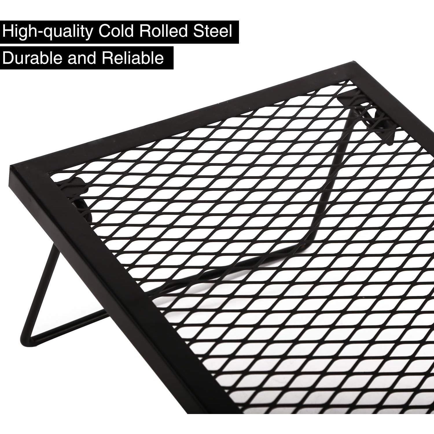 Parrilla de Campamento Plegable REDCAMP 43x31x20cm Acero