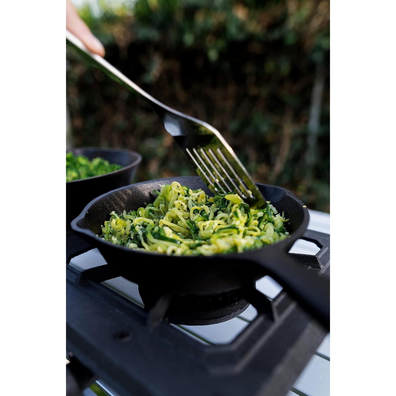 Estufa de Camping Portátil Stansport Doble Quemador Hierro Fundido