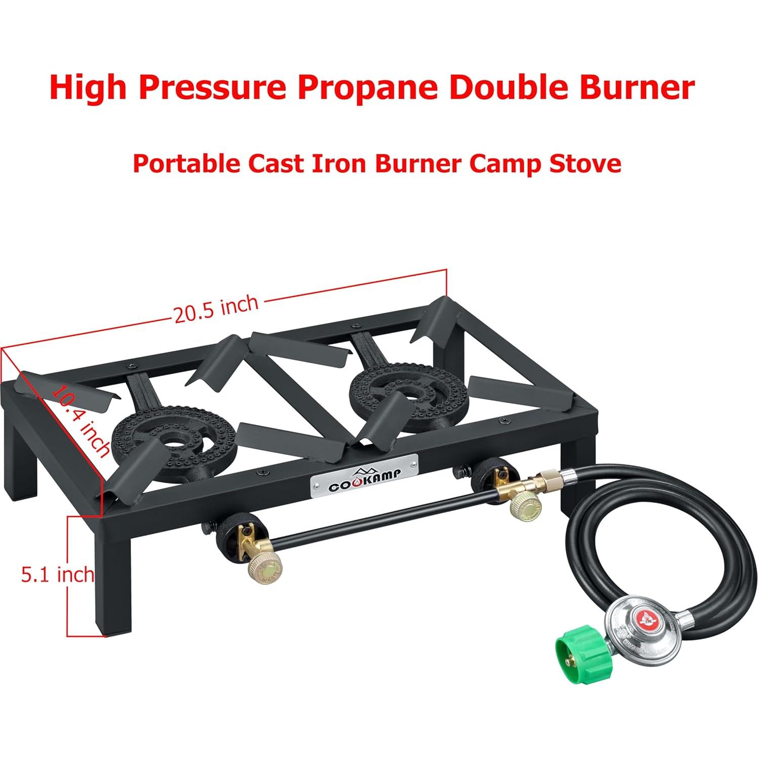 Estufa de Campamento COOKAMP SA2200 Doble Quemador Propano