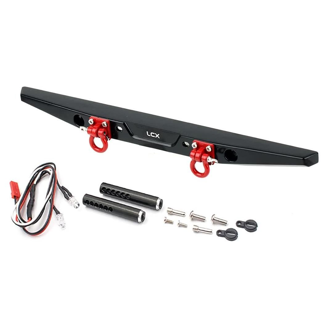 Parachoques Trasero LCX Racing Aluminio para Crawler RC 1/10