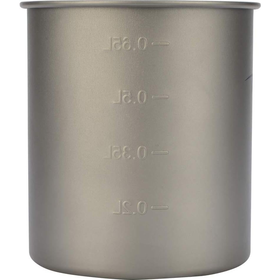 Taza de Camping de Titanio Timberbrother 750ml Plegable