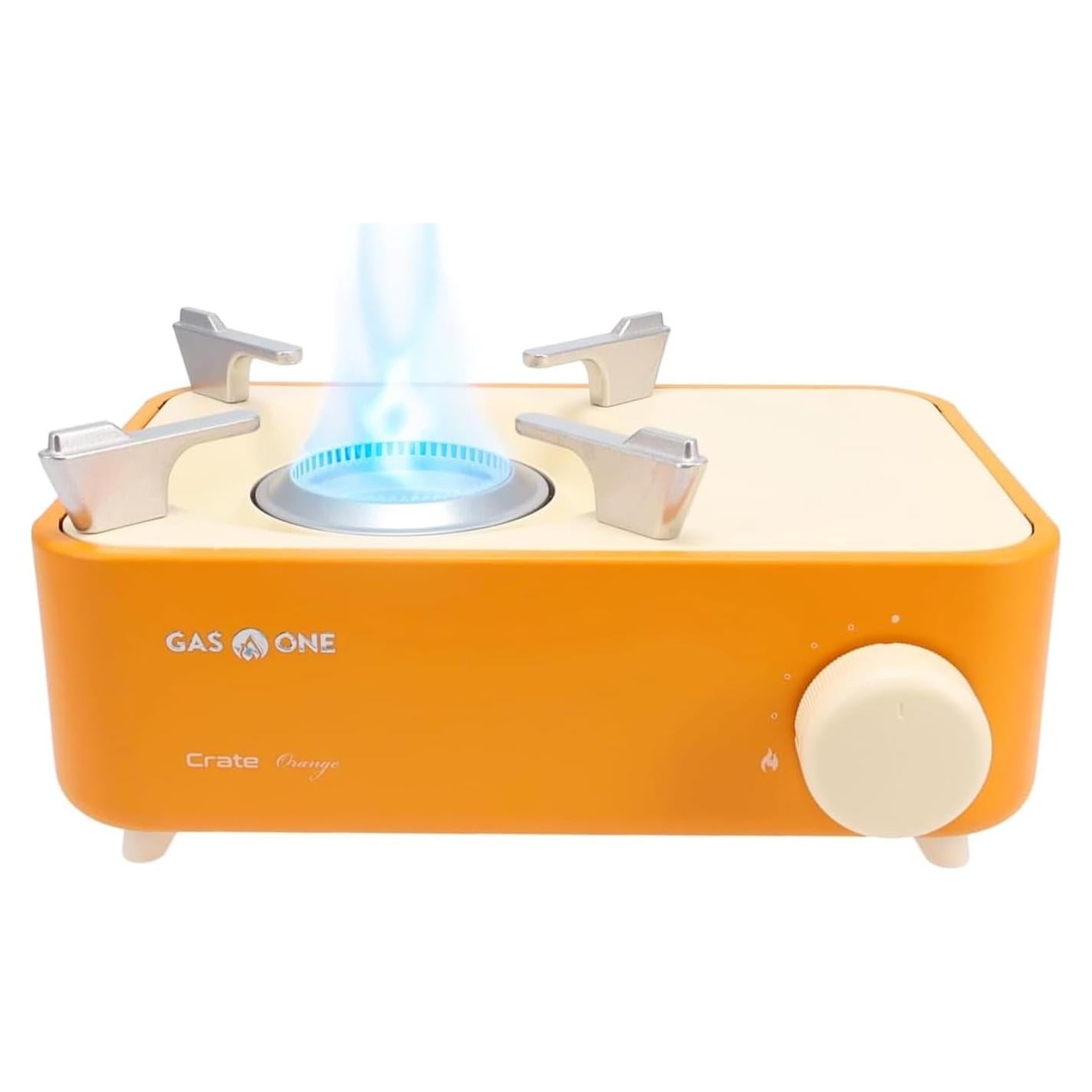 Estufa de Gas Portátil Gas One Butano 6800 BTU Naranja