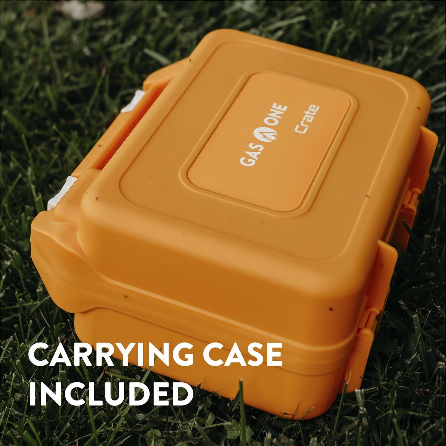 Estufa de Gas Portátil Gas One Butano 6800 BTU Naranja