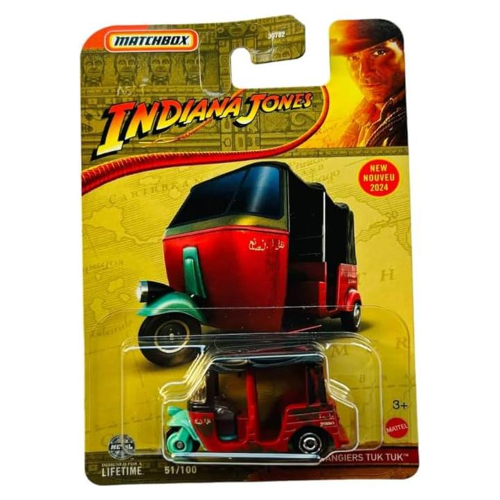 Matchbox Tuk Tuk Indiana Jones 2024 17,78x12,70cm