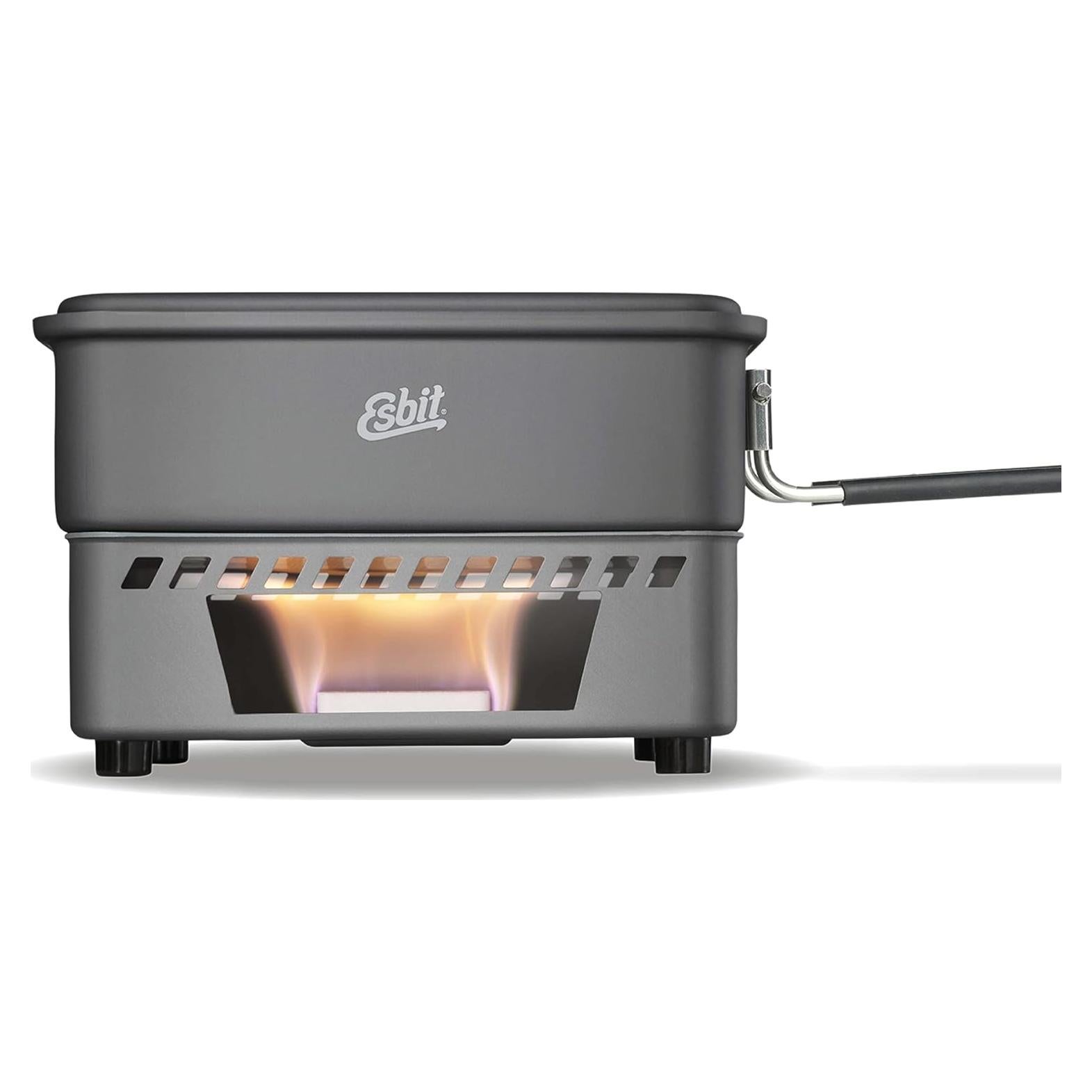 Estufa de Camping Esbit 1100ml con Olla y Tapa Anodizada