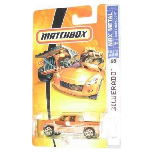 Auto de Colección Matchbox Chevy Silverado SS Naranja 1:64