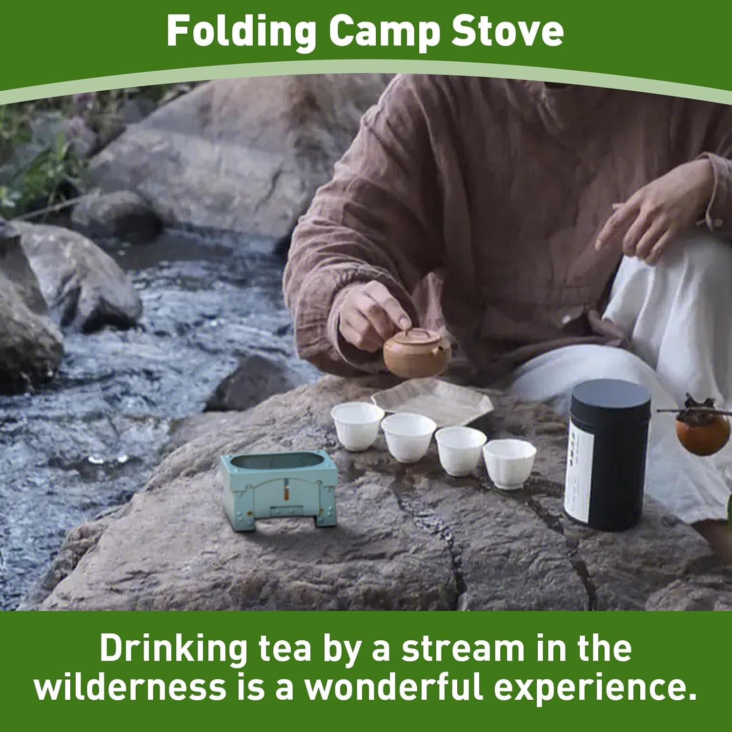 Estufa de Campamento Plegable ETIAL 9.9x8x1.5cm Ultraligera