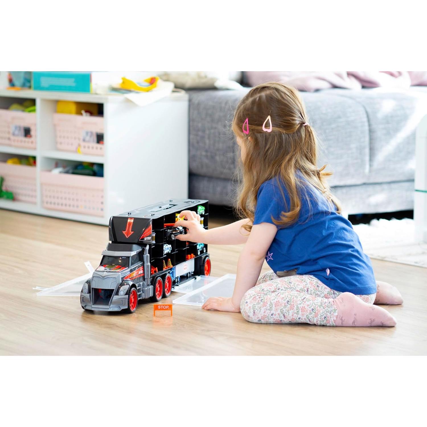 Estuche de Transporte Dickie Toys para 42 Coches y Helicóptero