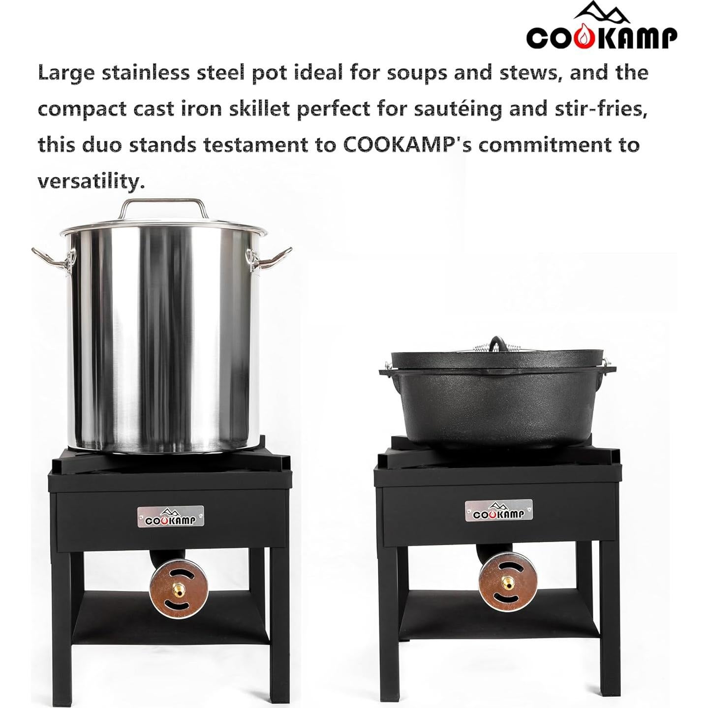 Cocinador de Gas Propano COOKAMP SA1750 260000 BTU Portátil