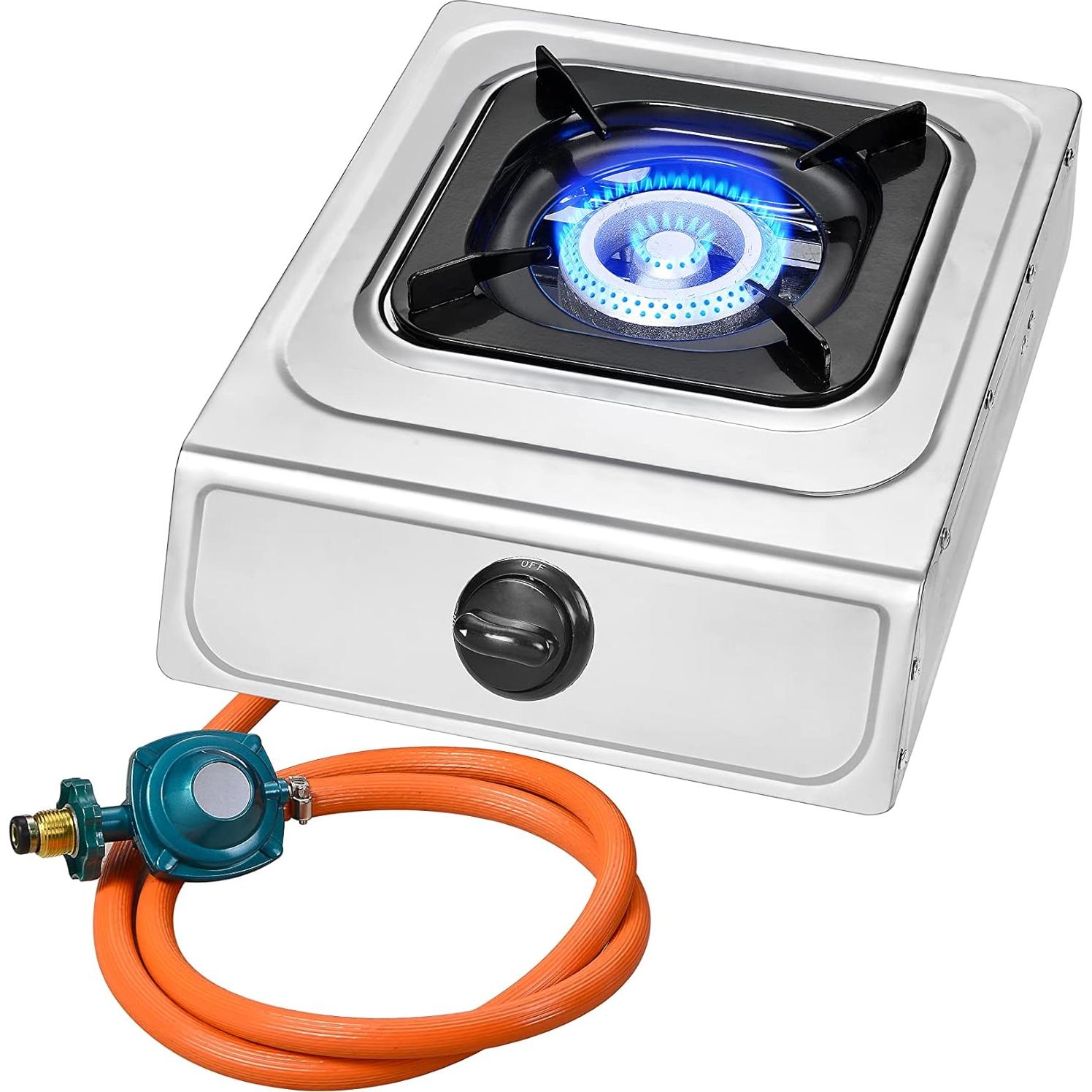 Estufa de Gas Vivicreate 10000 BTU Portátil Acero Inoxidable