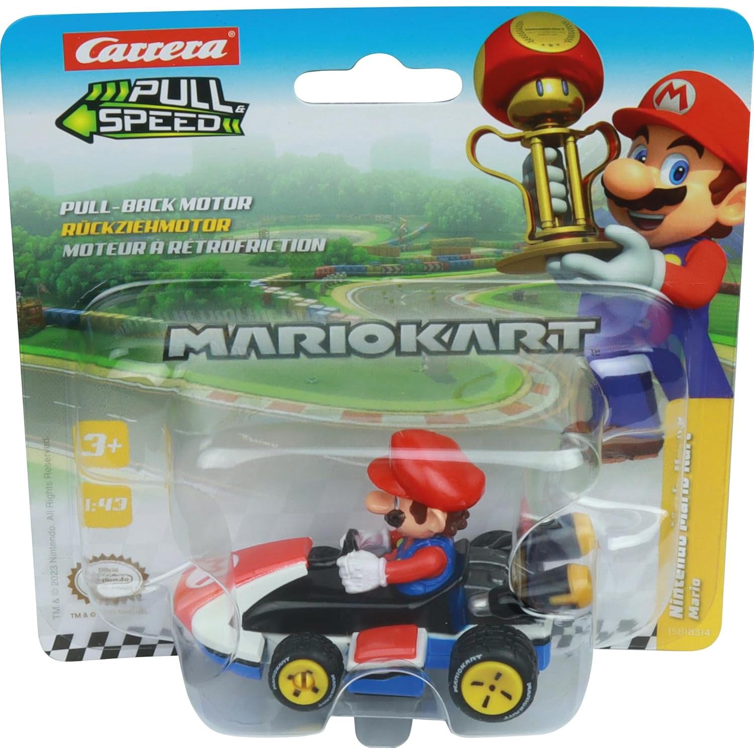 Carrera Pull & Speed Mario Kart 1:43 Vehículo Juguete