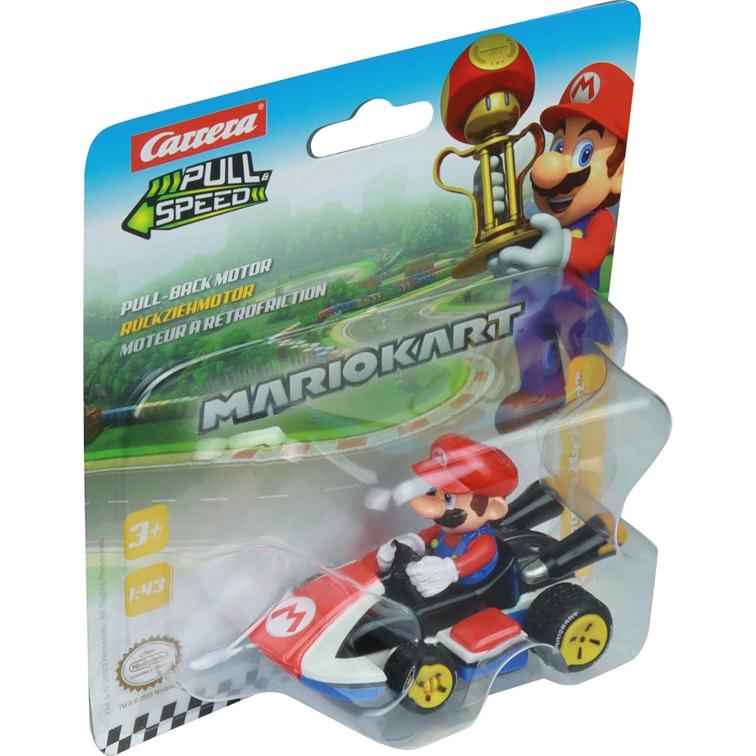 Carrera Pull & Speed Mario Kart 1:43 Vehículo Juguete