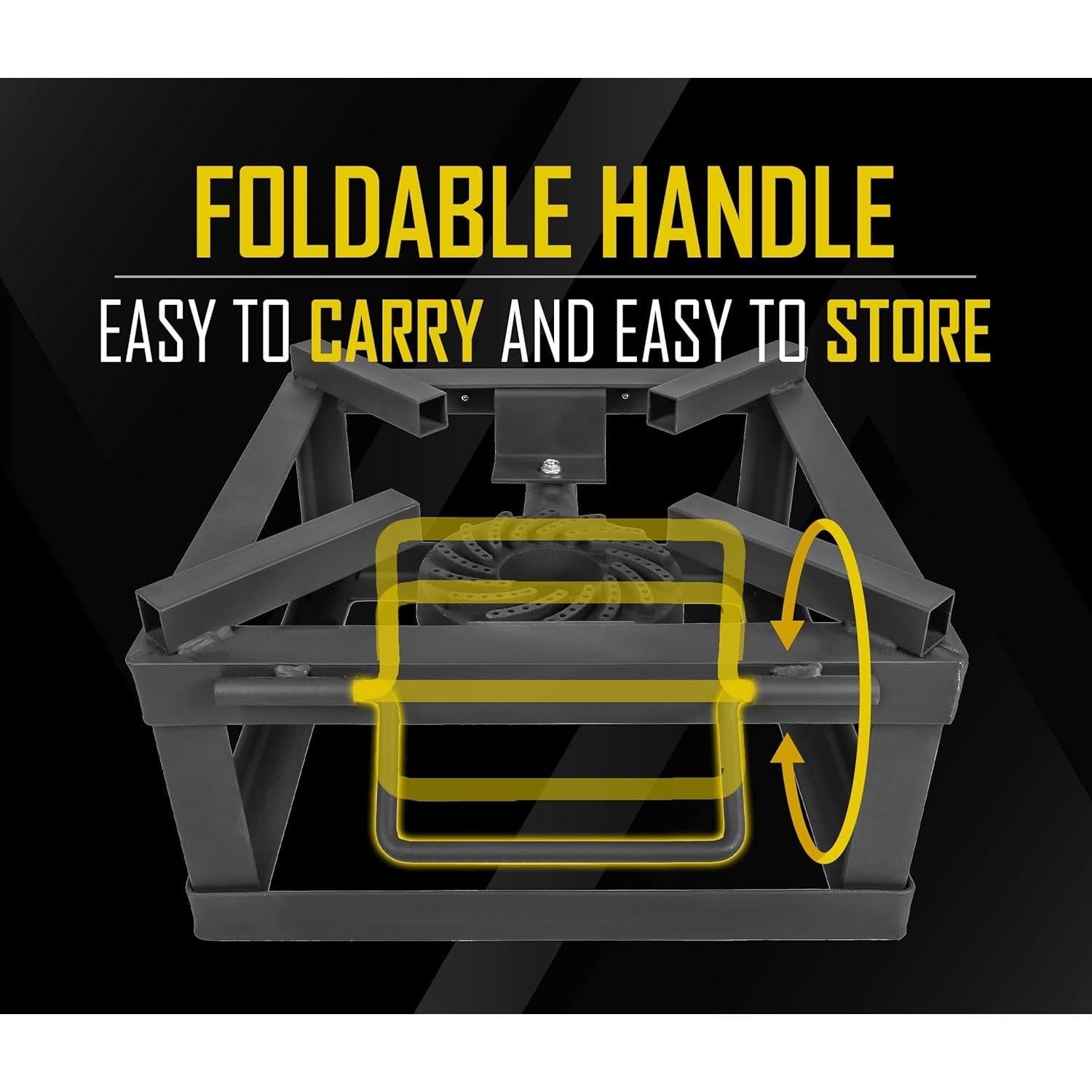 Quemador de Propano Concord 100,000 BTU 12" para Camping