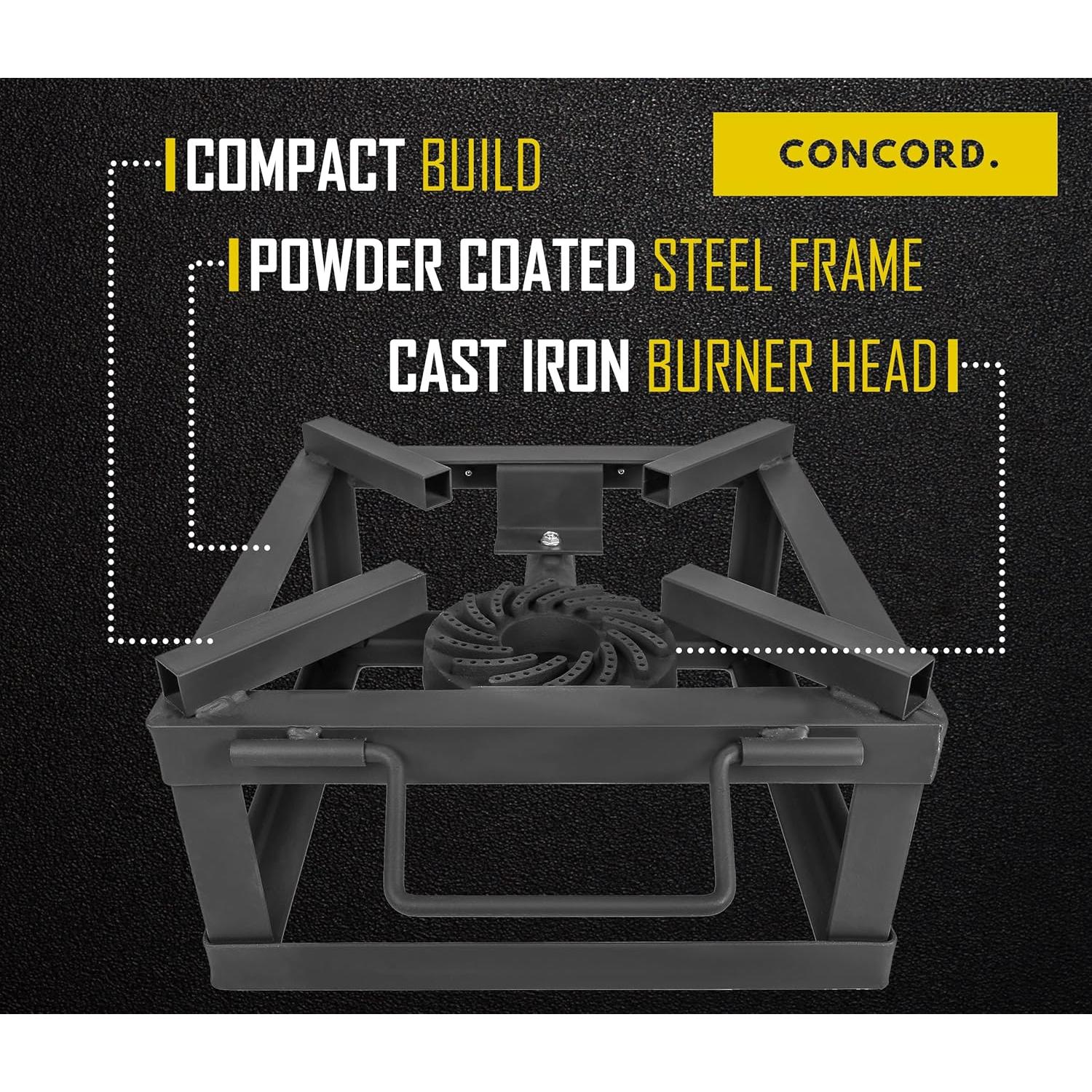 Quemador de Propano Concord 100,000 BTU 12" para Camping