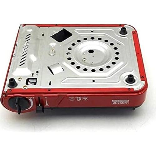 Estufa de Gas Portátil Maxsun MS-3800LPG 2 Quemadores 2.34kg