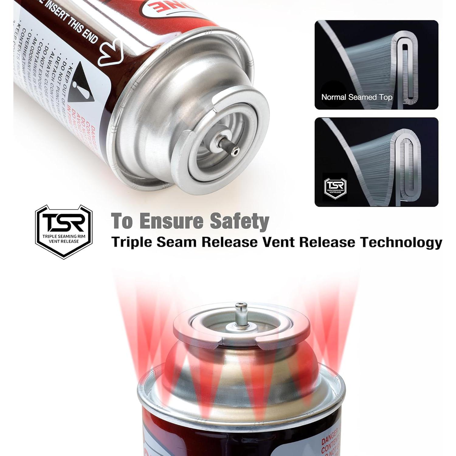 Funda Protectora Táctica OutLiv + 12 Canisters Butano 227g