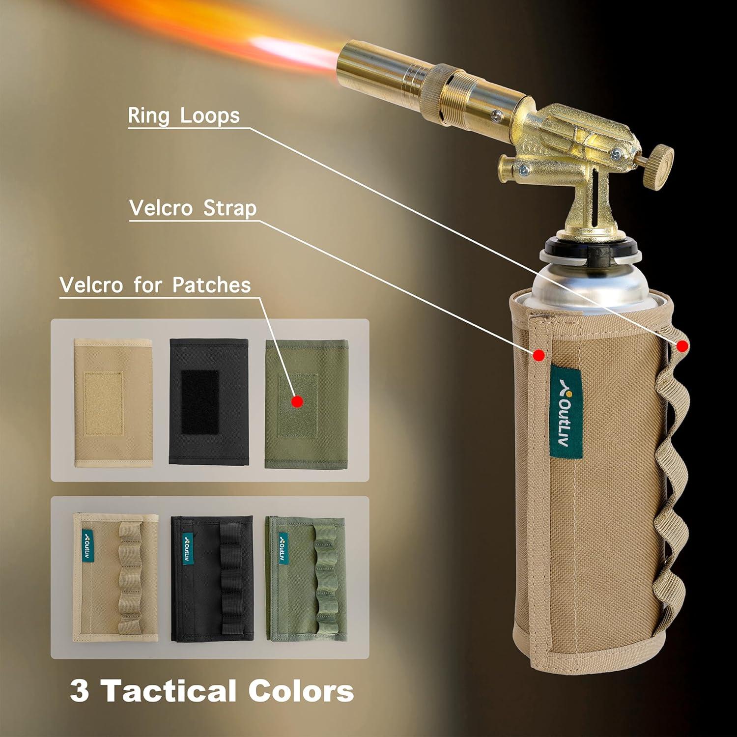 Funda Protectora Táctica OutLiv + 12 Canisters Butano 227g