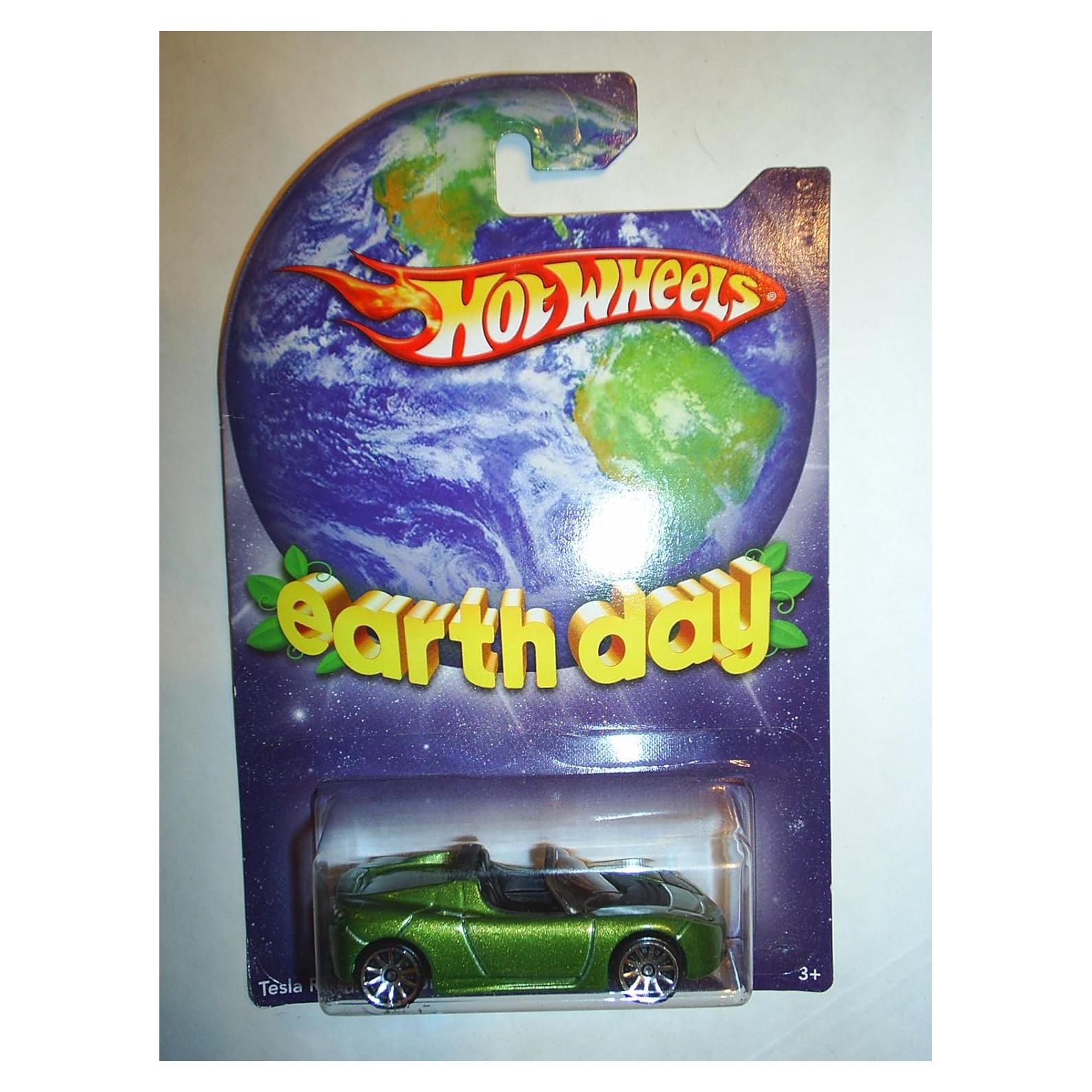 Hot Wheels Tesla Roadster Sport 2010 1:64 Coleccionable Verde