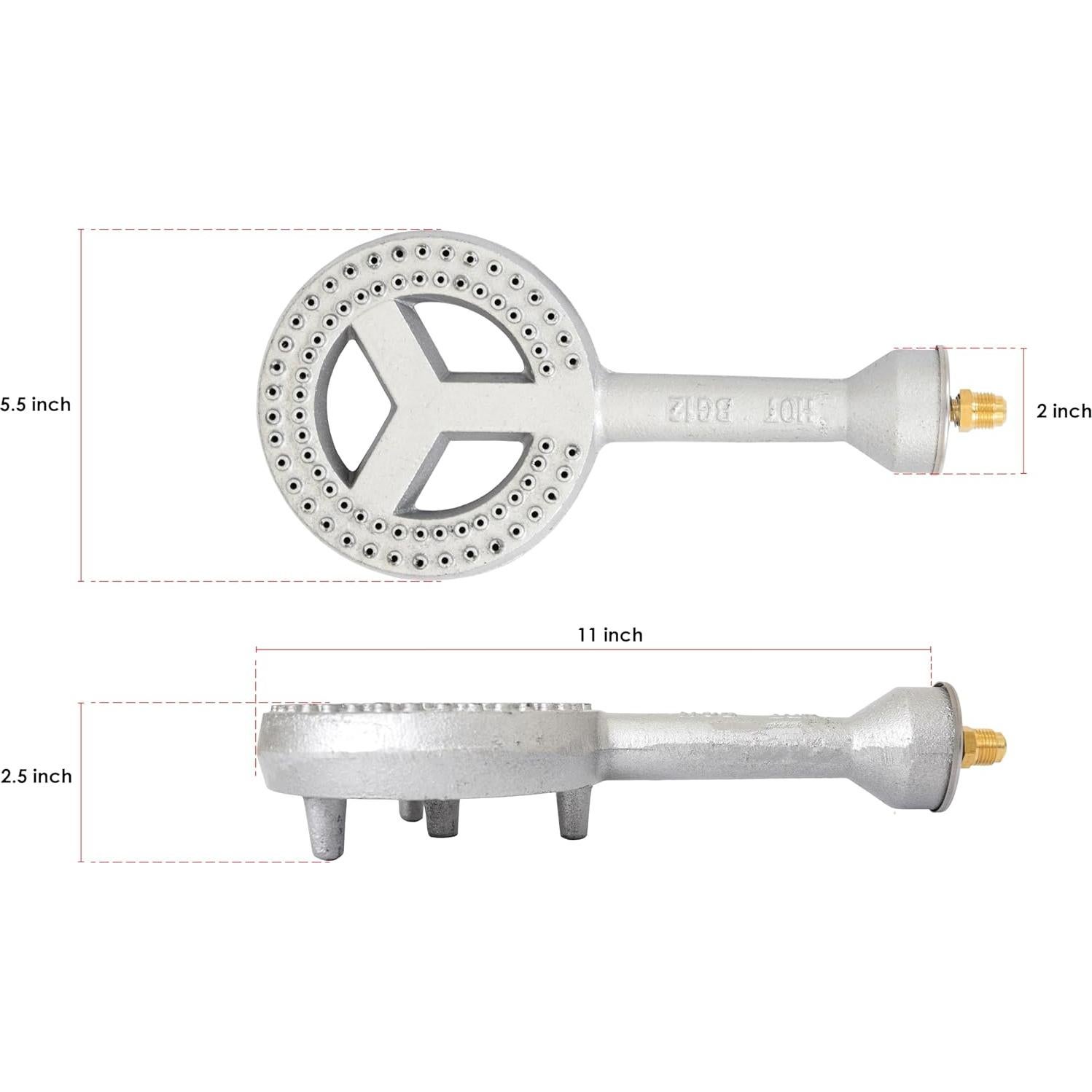 Cabeza de Quemador de Propano COOKAMP SH12RH Hierro Fundido 60000 BTU