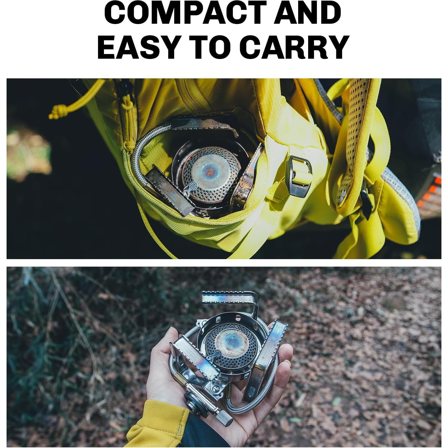 Estufa de Gas Fire-Maple FMS-125 PRO Compacta 3.2kW para Camping