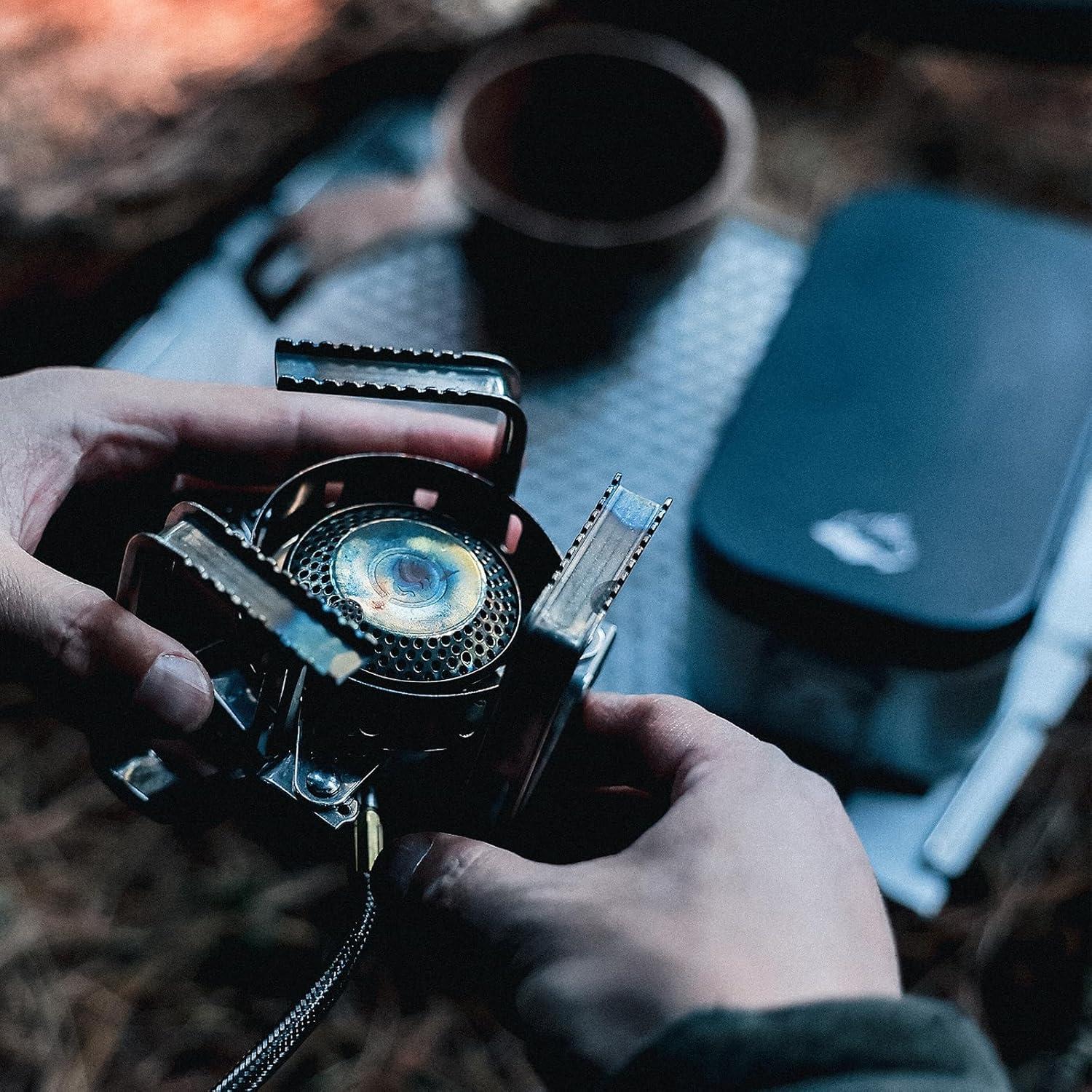 Estufa de Gas Fire-Maple FMS-125 PRO Compacta 3.2kW para Camping