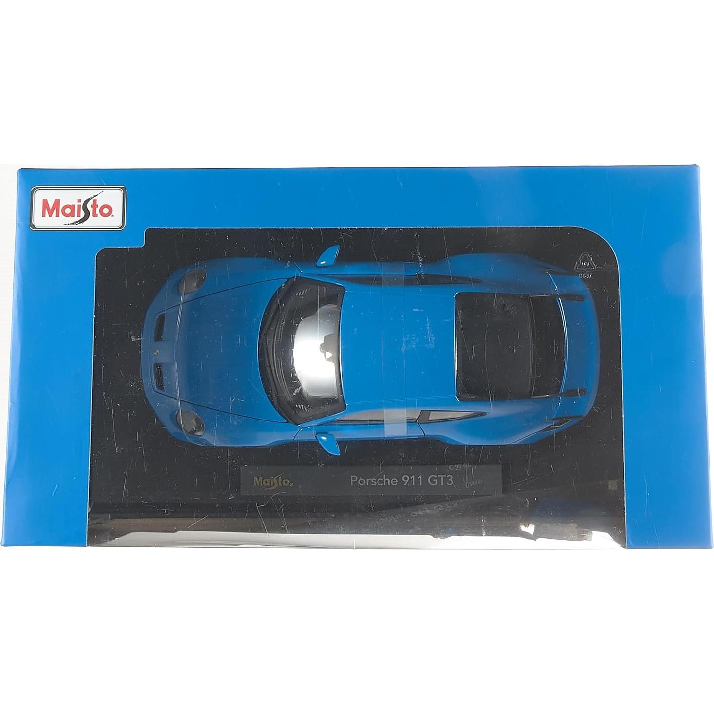 Maisto Porsche 911 GT3 1:18 Die Cast Azul
