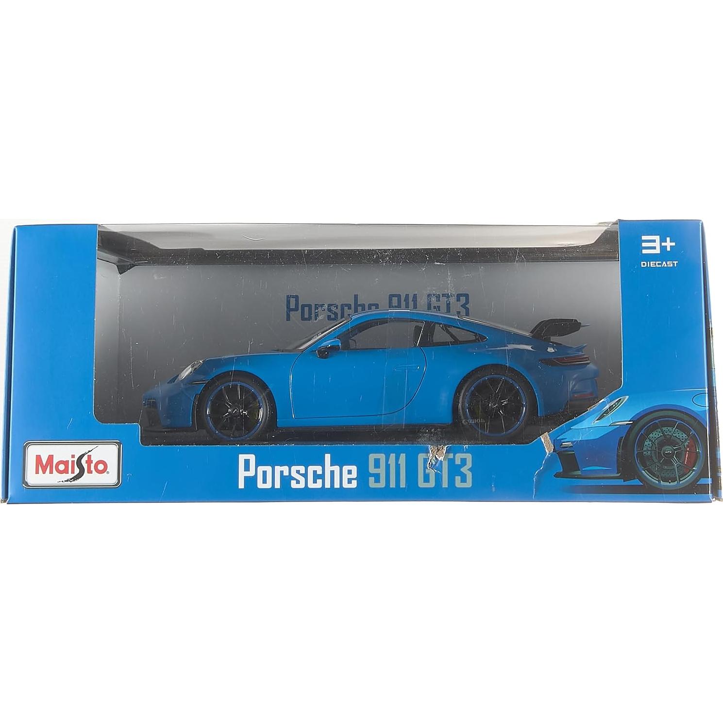 Maisto Porsche 911 GT3 1:18 Die Cast Azul