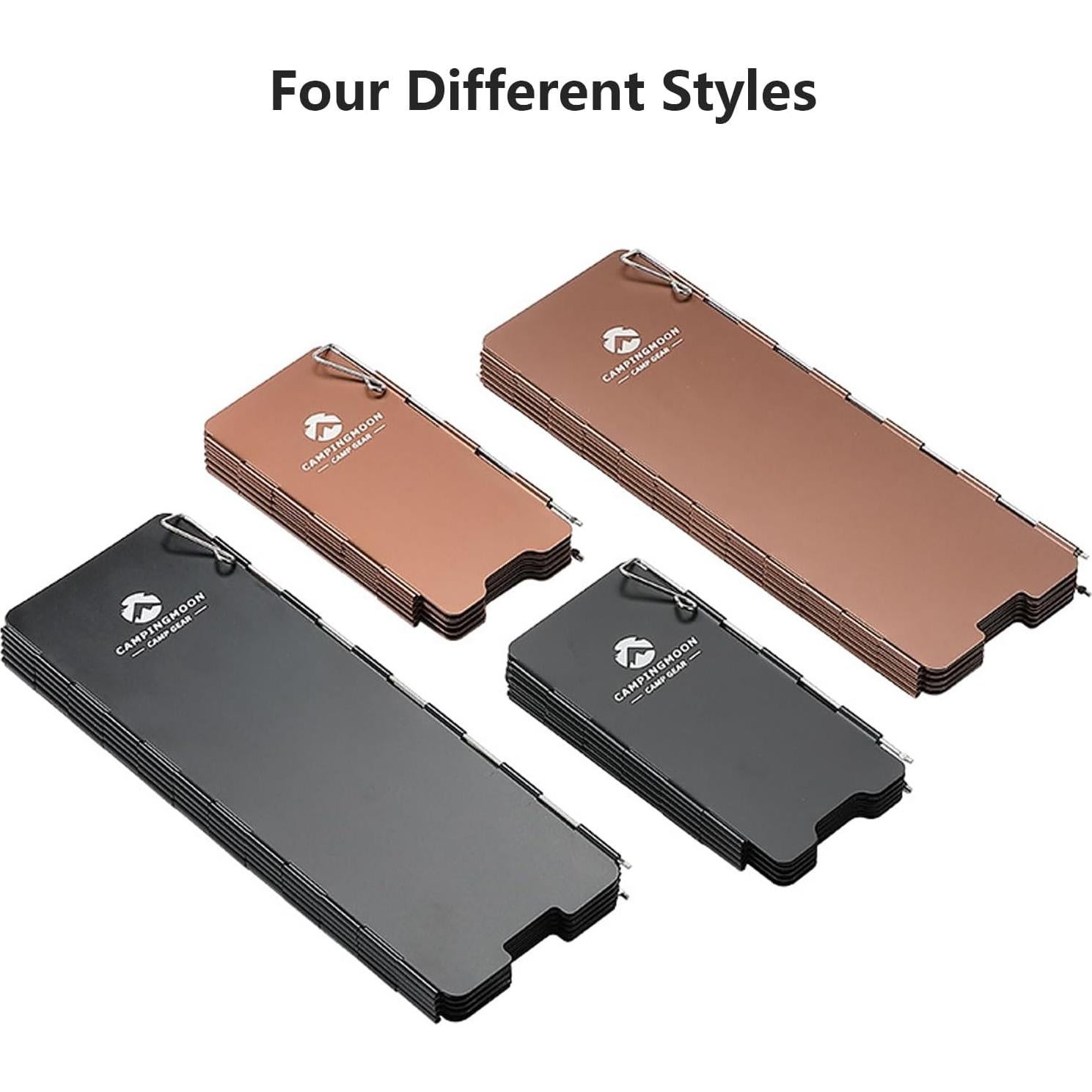 Pantalla de Viento Campingmoon YD-8 Plegable 10 Placas 24x8.6cm