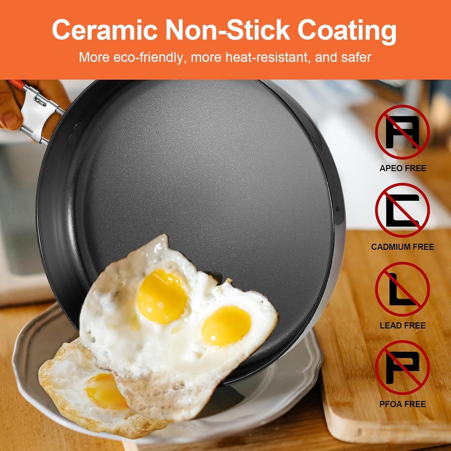 Set de Utensilios de Cocina Camping Odoland 10 Piezas Acero Inoxidable