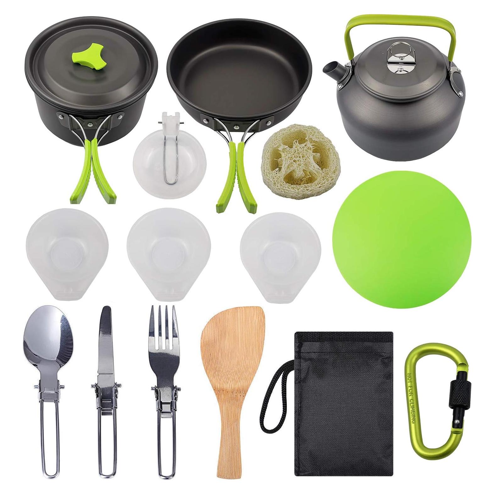Set de Utensilios de Cocina para Camping Peidesi 16 Piezas