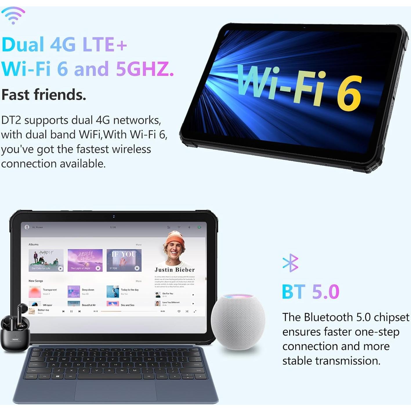 Tableta FOSSiBOT DT2 10.4" Impermeable 20GB RAM 256GB