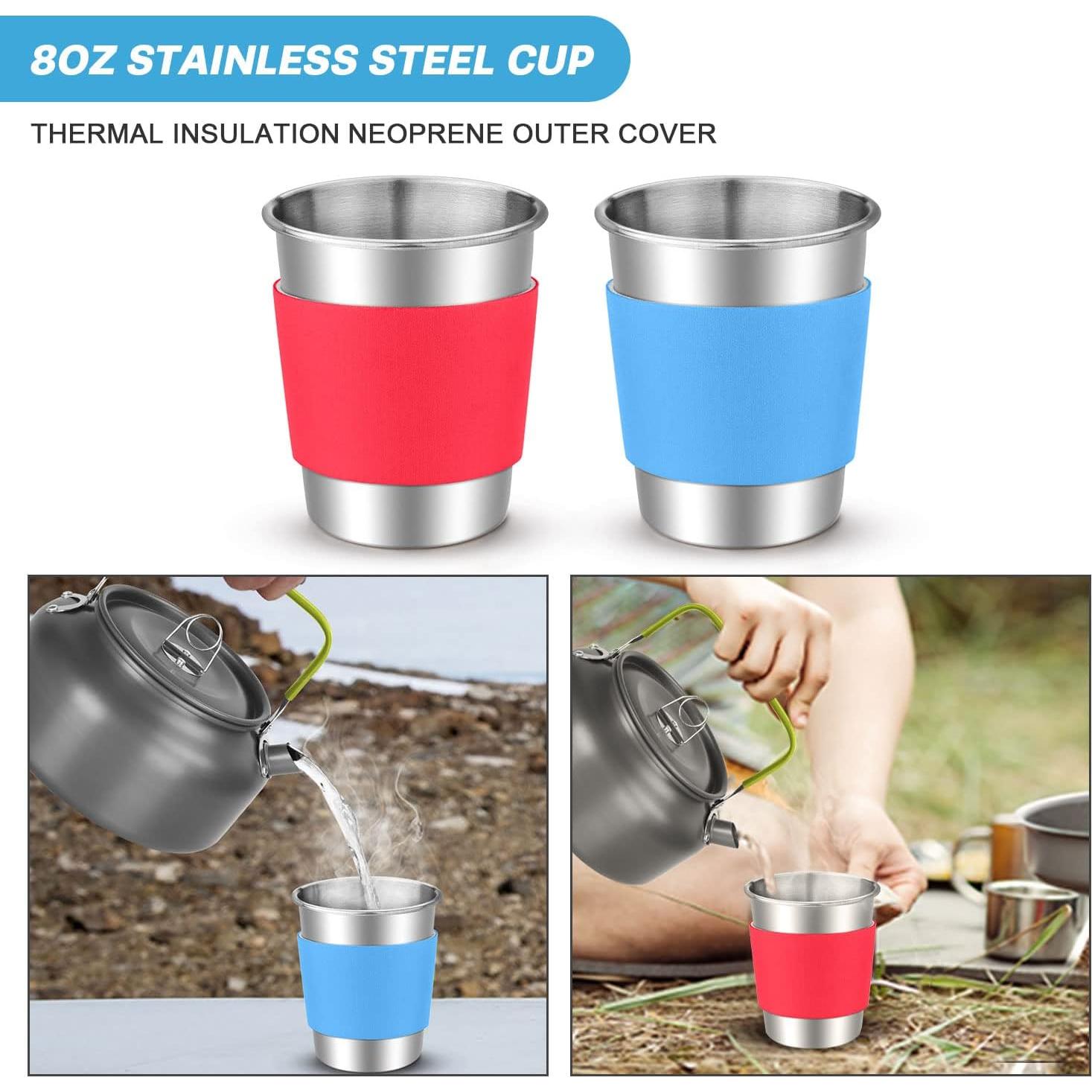 Kit de Cocina para Camping Odoland 15 Piezas Antiadherente