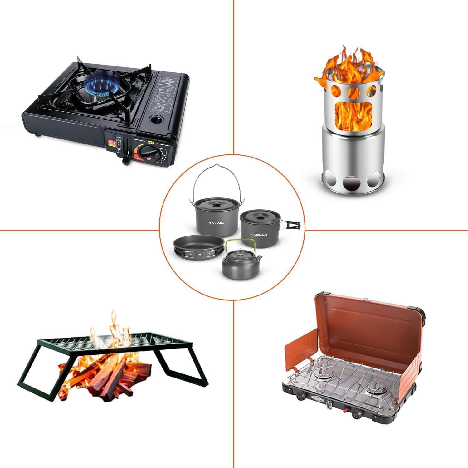 Kit de Utensilios de Cocina para Camping Odoland 39 Piezas