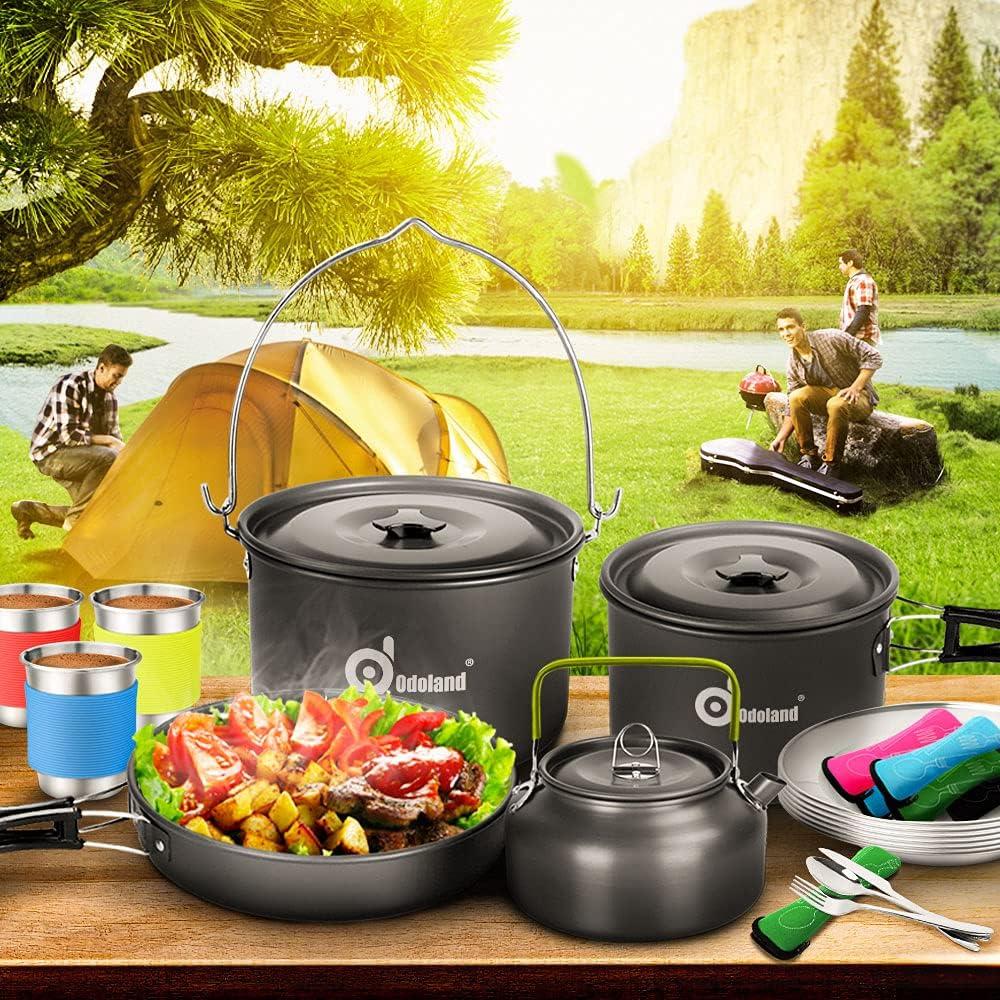Kit de Utensilios de Cocina para Camping Odoland 39 Piezas