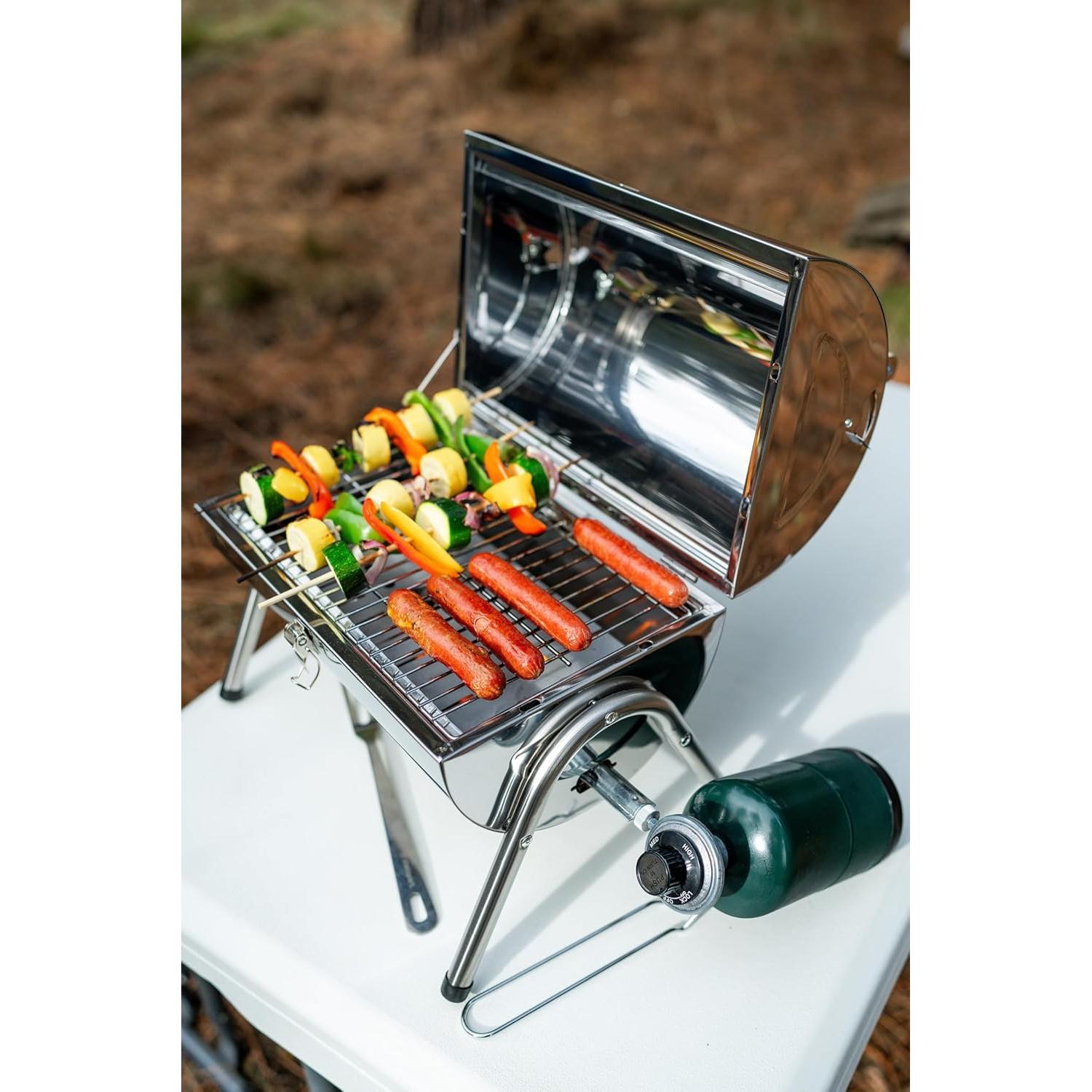 Parrilla de Propano Stansport de Acero Inoxidable 10,000 BTU