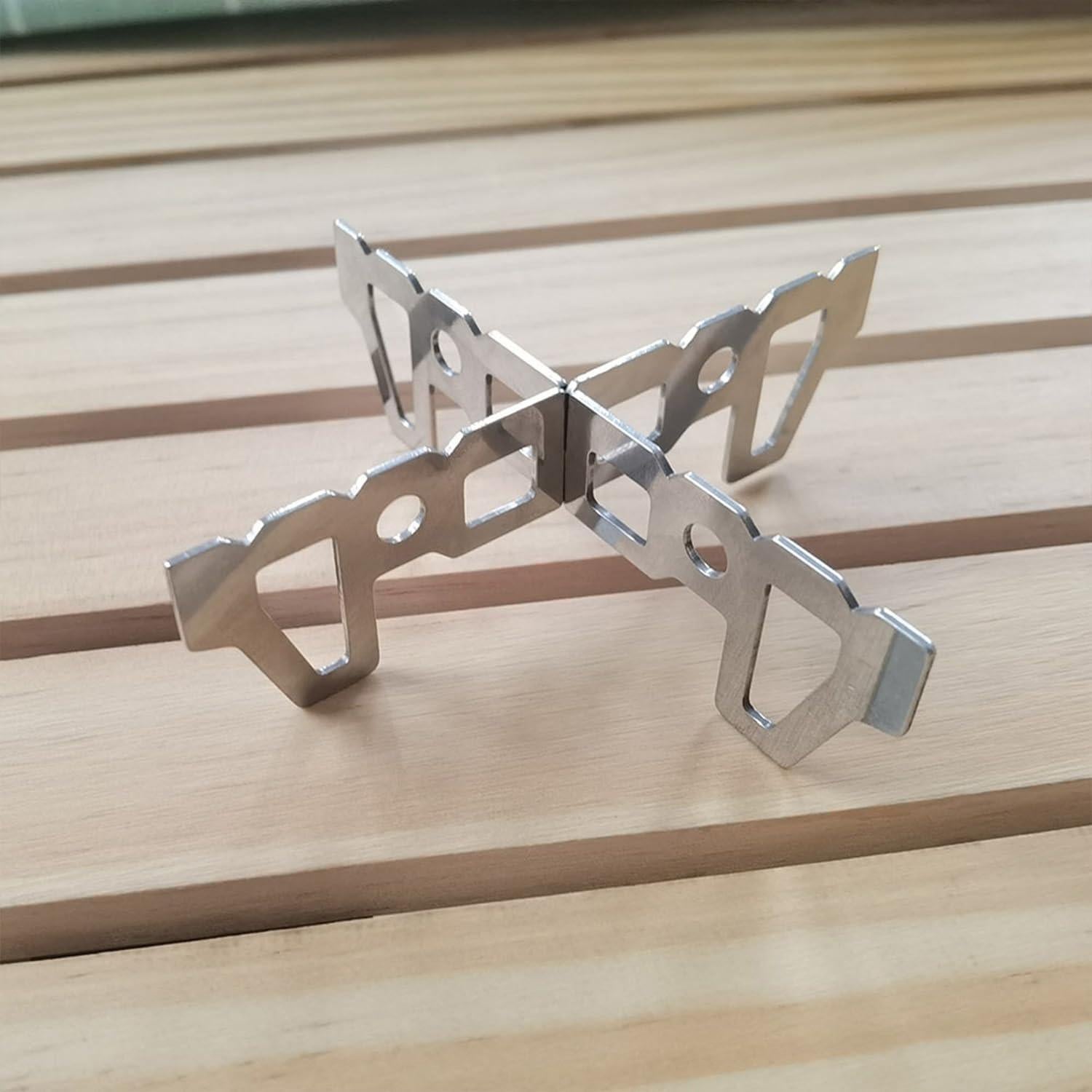 Soporte Cruz para Estufa de Alcohol SX053 - Acero Inoxidable - 9.8 cm