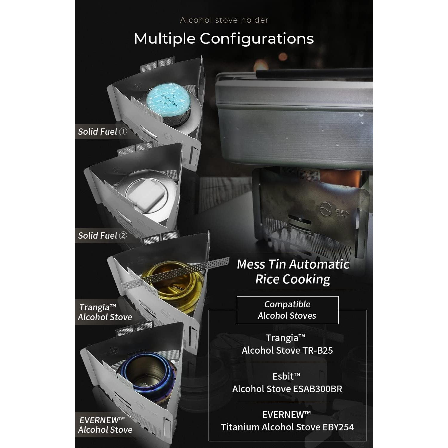 Soporte Plegable ZEN Camps para Estufas de Camping - 68g