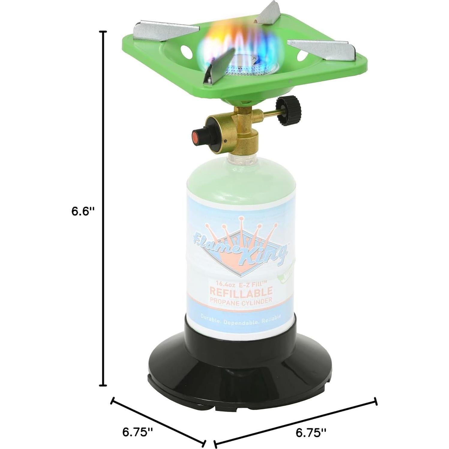 Estufa de Camping Portátil Flame King YSNVT-508 Propano 10000 BTU