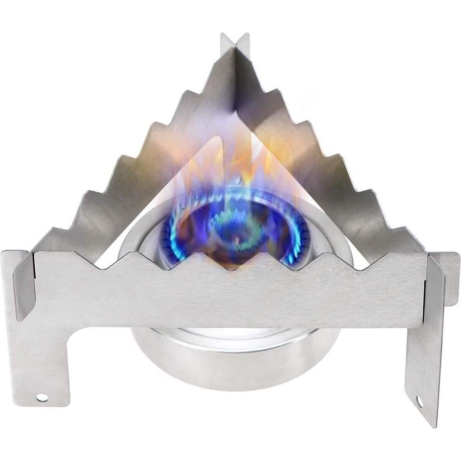 Soporte de Olla Plegable Titanio Lixada 63g Camping