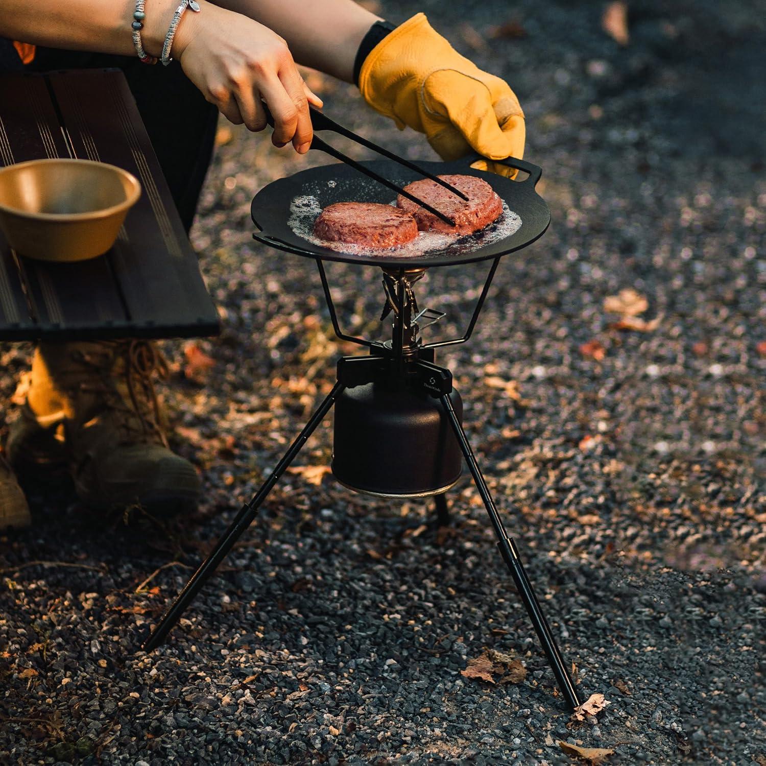 Soporte para Estufa de Camping Thous Winds TW1022-B Ajustable 10-36 cm